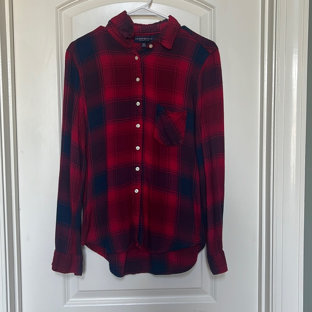 Red/Black Checkered Flannel